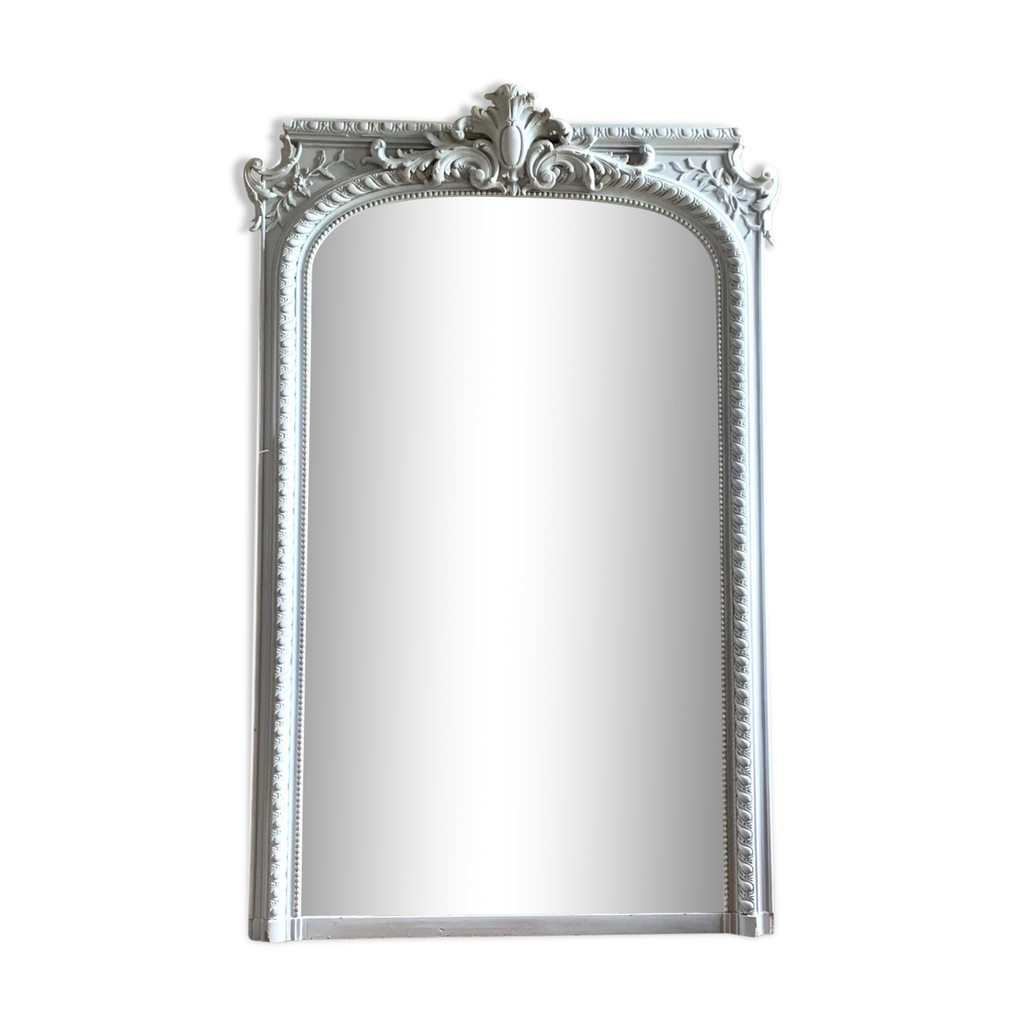 Mirror fireplace trumeau antique, 161x102 cm