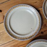 Set of 5 stoneware dessert plates