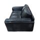 Old sofa armchair 2 places leather rock bobois vintage