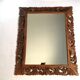 Renaissance style mirror in carved wood