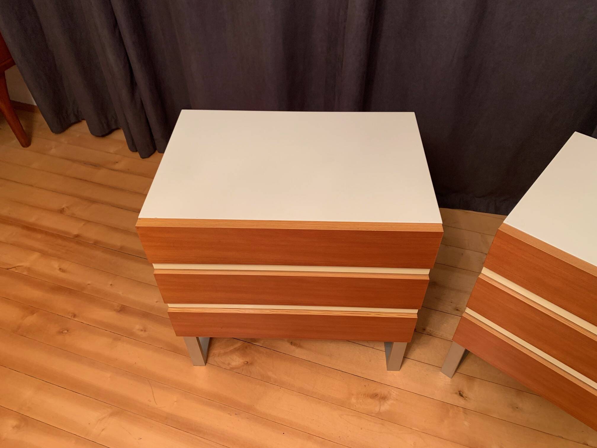 Set of two Interlübke chests of drawers, Germany, 1970s.