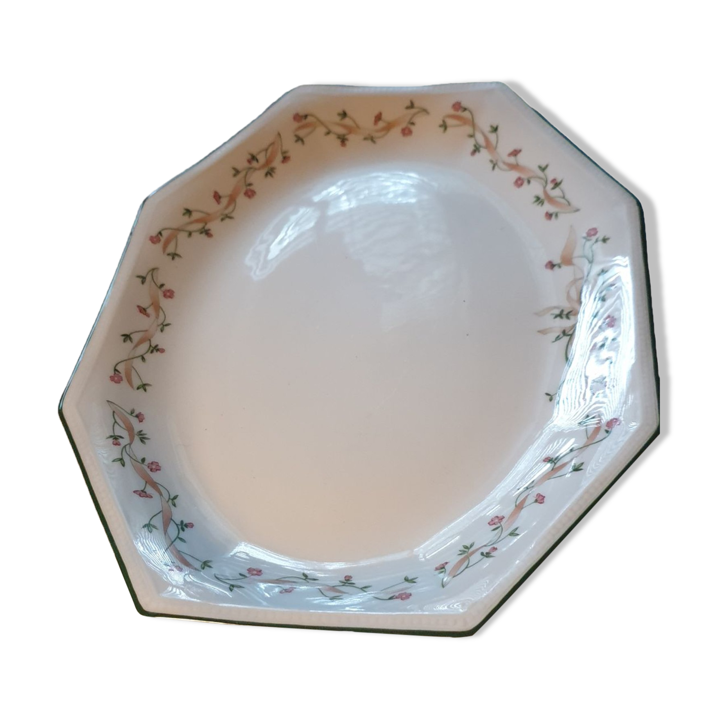 Johnson Brothers 1980s "Eternal Beau" octagonal design