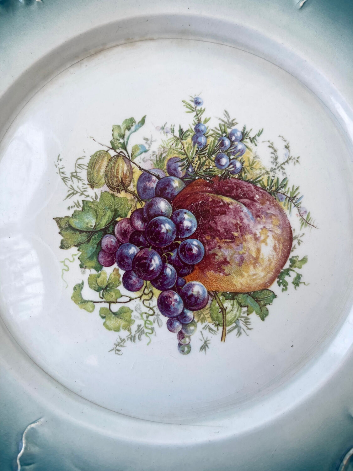 6 dessert plates in earthenware