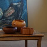 Mid-century organic Scandinavian coffee table, wabi-sabi style, made in the 1960s.