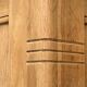 Parisian art deco wardrobe sliding doors solid raw oak