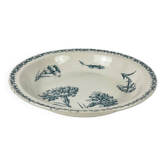 Shallow dish with rim model "Oeillet", KG Lunéville, ironstone, 19th century