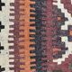 Kilim ancien persan ghashghai tissé main 131x246 cm