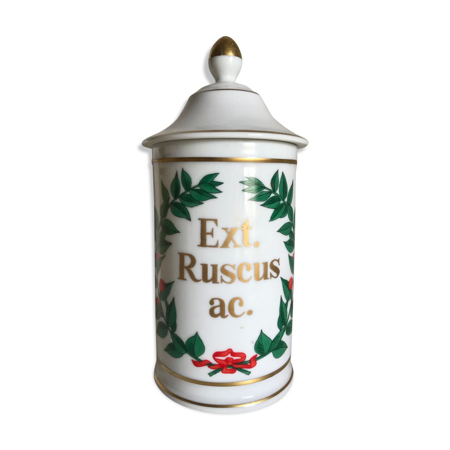 Porcelain apothecary pot