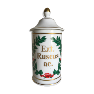 Porcelain apothecary pot