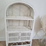Rattan shelf