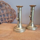 La Redoute x Selency pair of brass candle holders 11