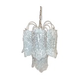 Ceiling lamp with Murano glass sheets