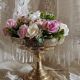 Art deco brass fruit bowl