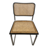 Black Cesca chair by Marcel Breuer B32 made in Italy.