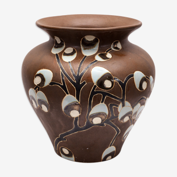 Art Deco brown vase