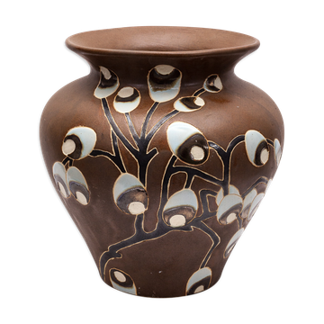 Art Deco brown vase