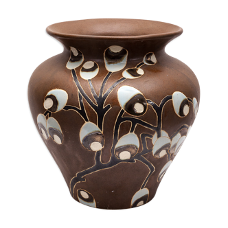 Art Deco brown vase