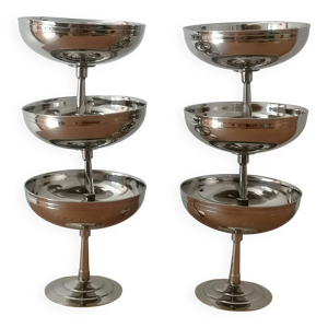 6 coupes à glace Remi