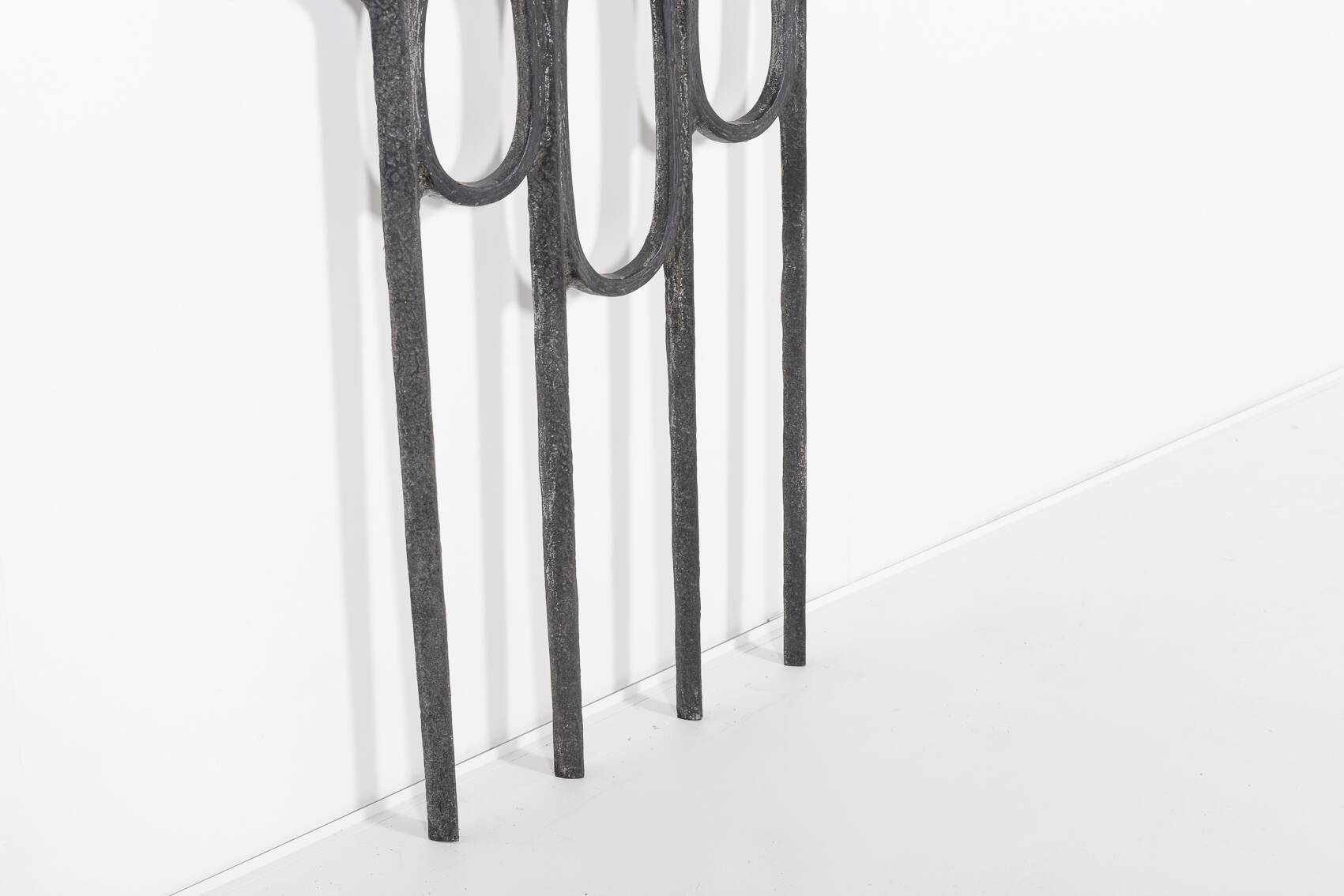 Fixation de porte moulée brutaliste des années 1980, Allemagne