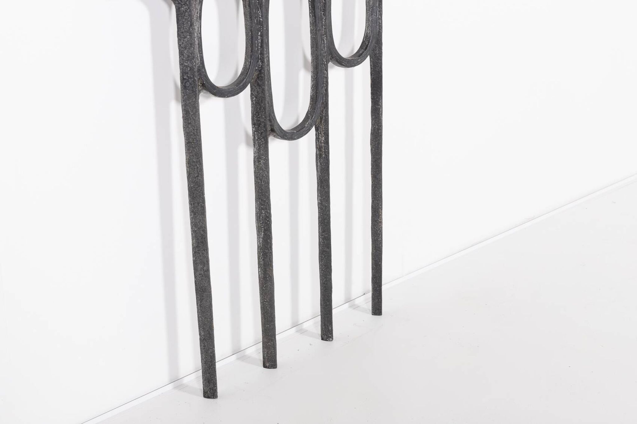 Fixation de porte moulée brutaliste des années 1980, Allemagne