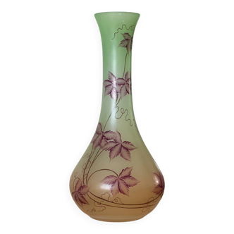 Vase en pâte de verre