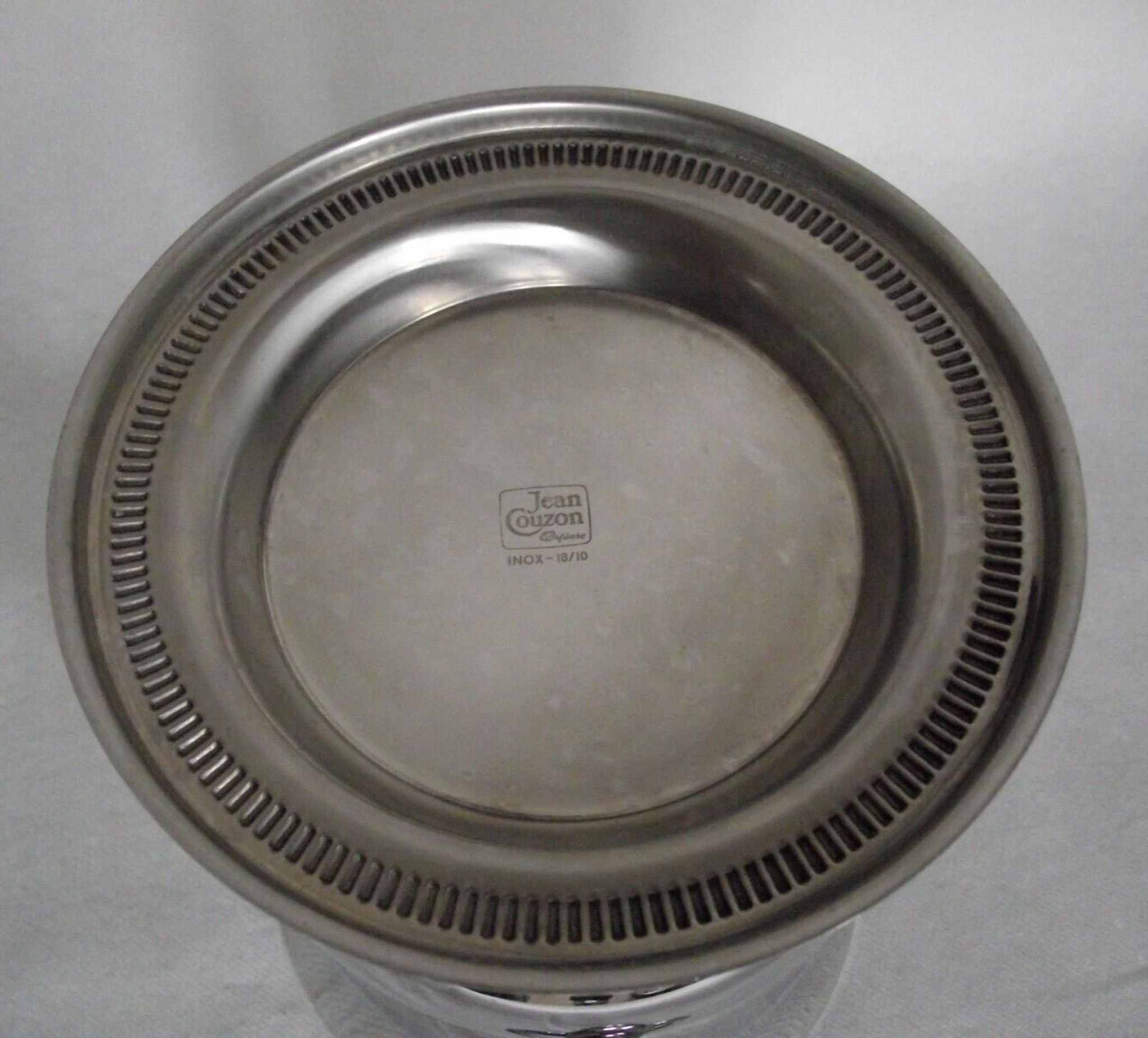 Seau à Champagne Jean Couzon Silver Inox avec poignées fixes 4428