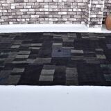 Black Vintage Hmep Patchwork Rug sku 3046