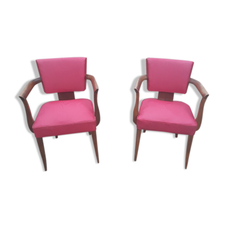 Pair of bridge chairs