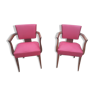 Pair of bridge chairs