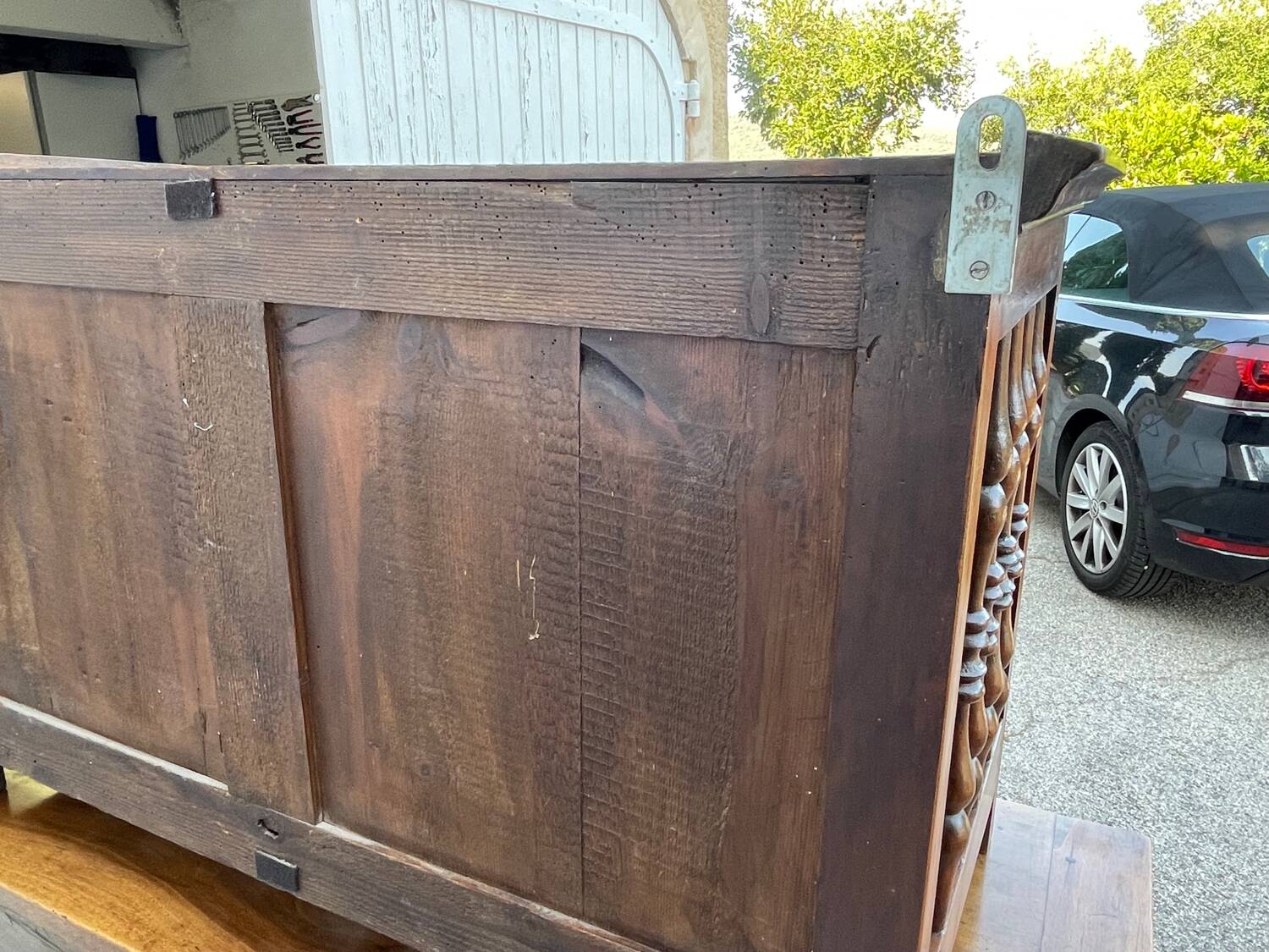 19th century Provençal walnut panetière