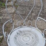 Wrought iron garden furniture