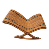 Rattan footrest