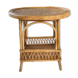 Rattan table 1970