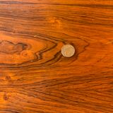 Extendable dining table with butterfly extensions in rosewood circa 60's