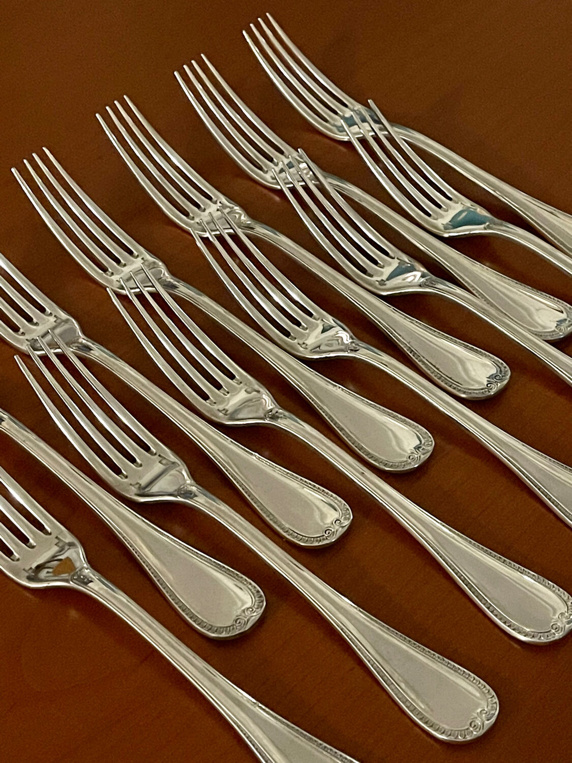 Christofle Malmaison cutlery 49pieces very good condition silver metal