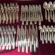 A cutlery set of 81 pieces.