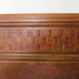 Art Deco chest of drawers with 4 drawers in oak, France 1930s-50s