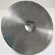 Solid steel candle holder turned design