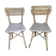 Paire de chaises de jardin enfant