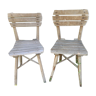 Pair of children's garden chairs