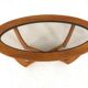 Oval coffee table 'Salford' mid century modern