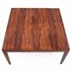 Table basse, design danois, années 60. Après rénovation.