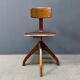 Brown Ama Elastik studio or atelier chair from the 1930s