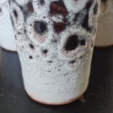 Pierlot 60s enamelled stoneware orangeade service