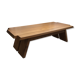 Table basse en orme massif