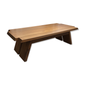 Table basse en orme massif