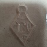 Antique English soup tureen on pedestal – Model "Clovis" – Late 19th century