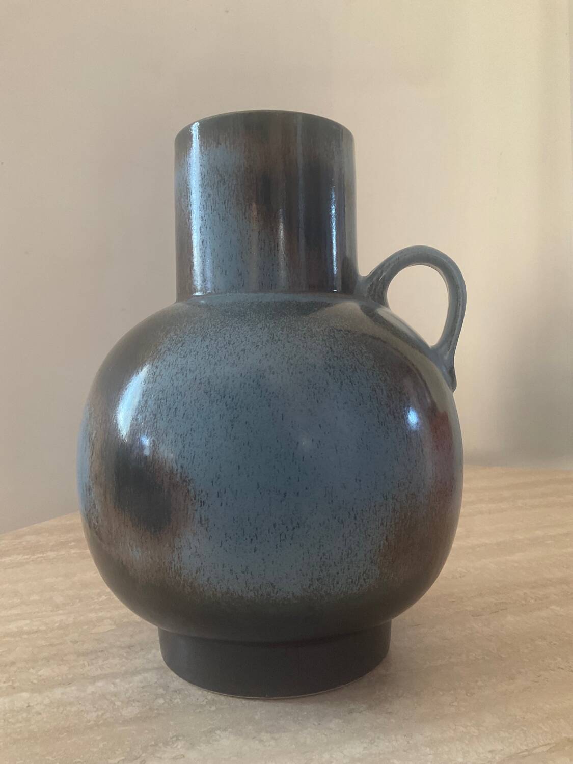 Large glazed ceramic vase