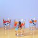 Lot de 3 verres années 70