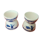 Lot of 2 old diabolo eggcups, 1950
